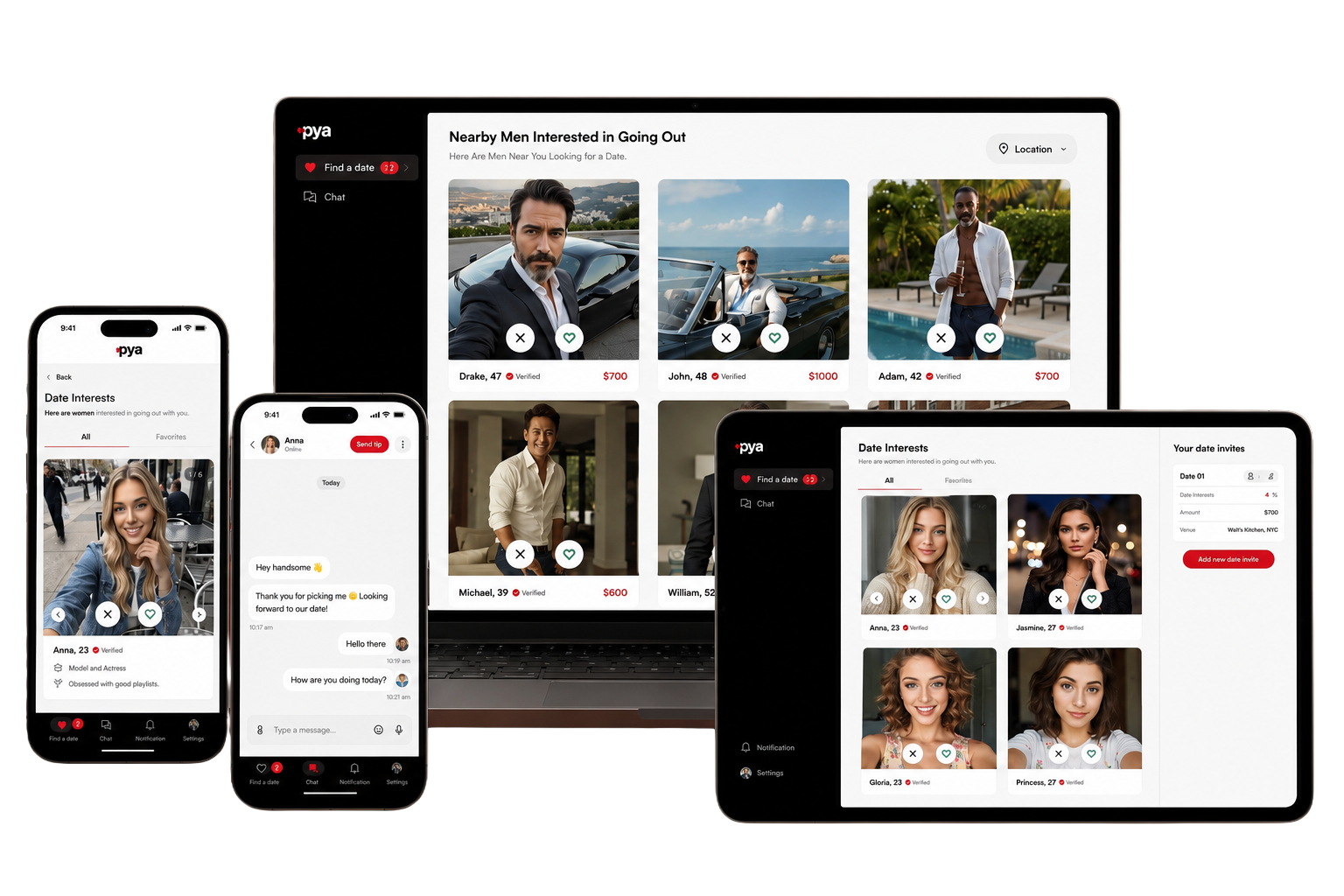 Meetpya — Premium Social Matchmaking Platform screenshot